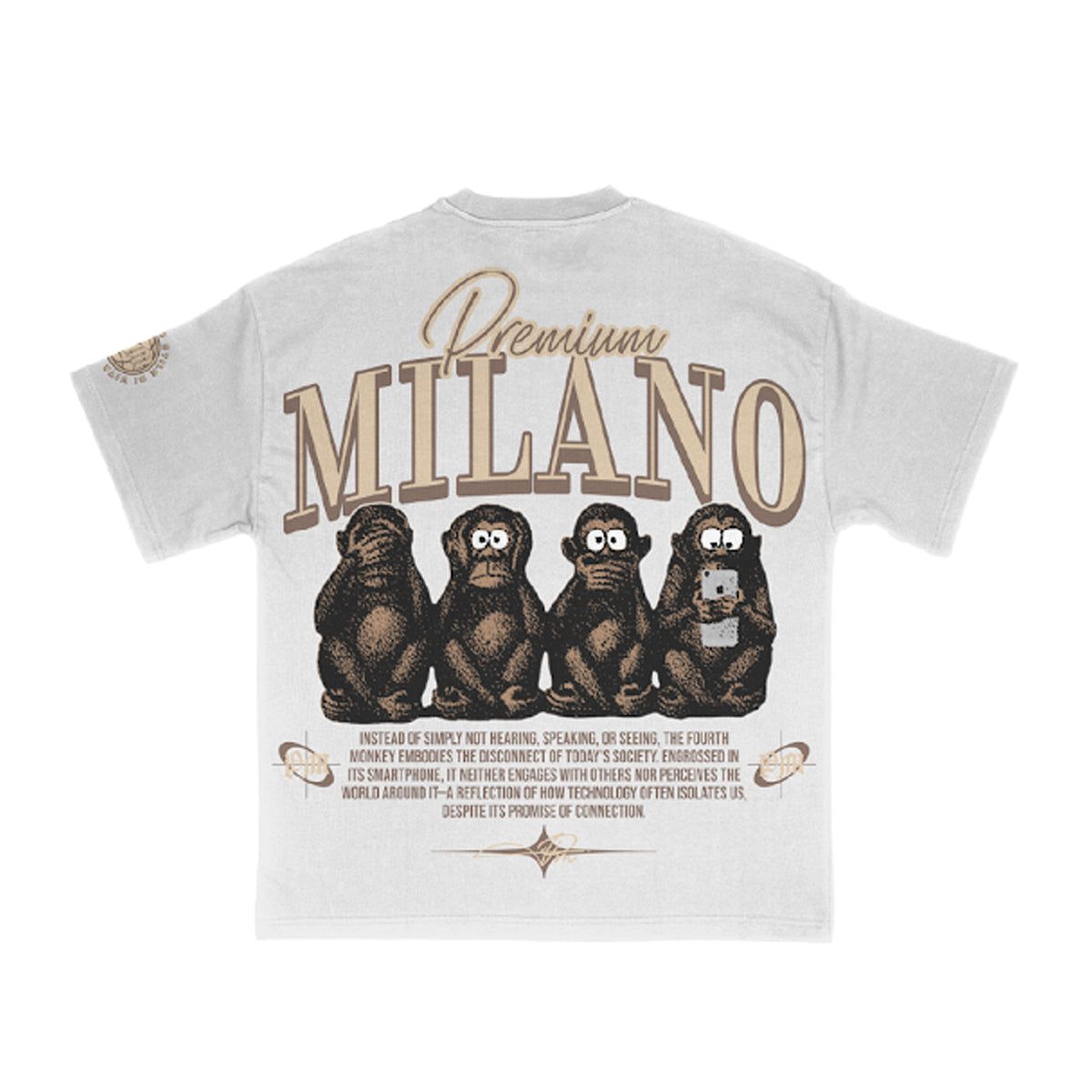 PREMIUM No Evil New Generation Tee S25331-18-WHITE