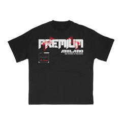PREMIUM MILANO Future Gagues Tee S25331-19-BLACK