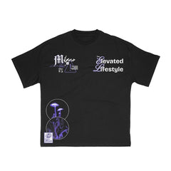 PREMIUM MILANO Elevated Lifestyle Tee S25331-14-BLACK