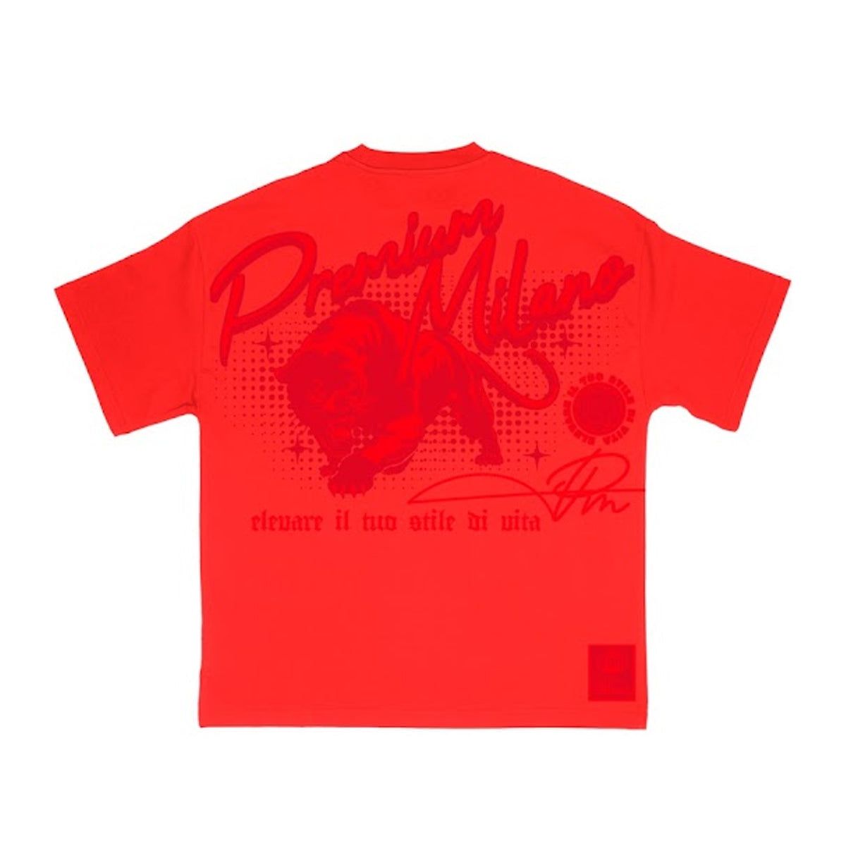 PREMIUM Premium Panthera Tee S25331-05-RED