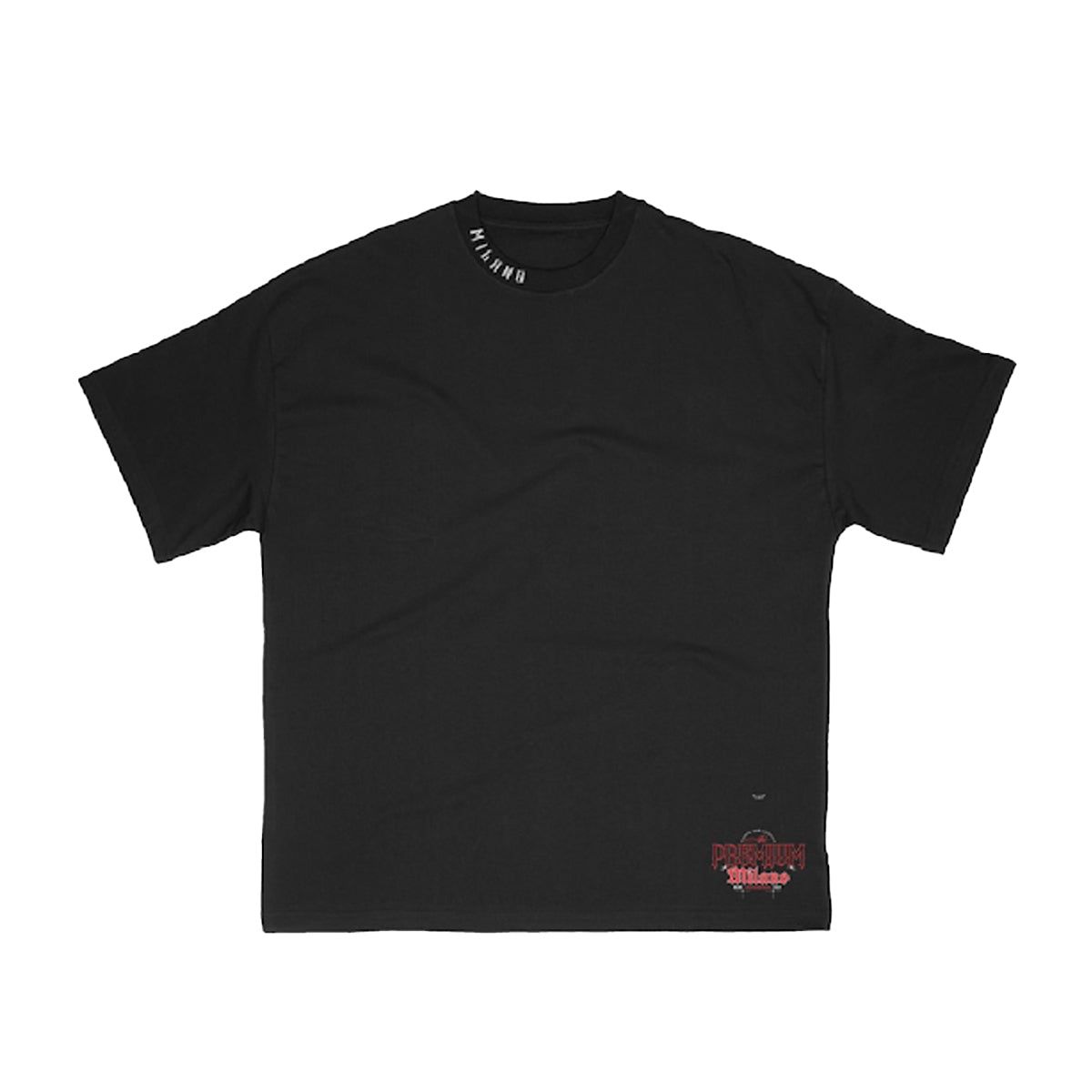 PREMIUM MILANO Premium Milano Regal Tee S25331-02-BLACK