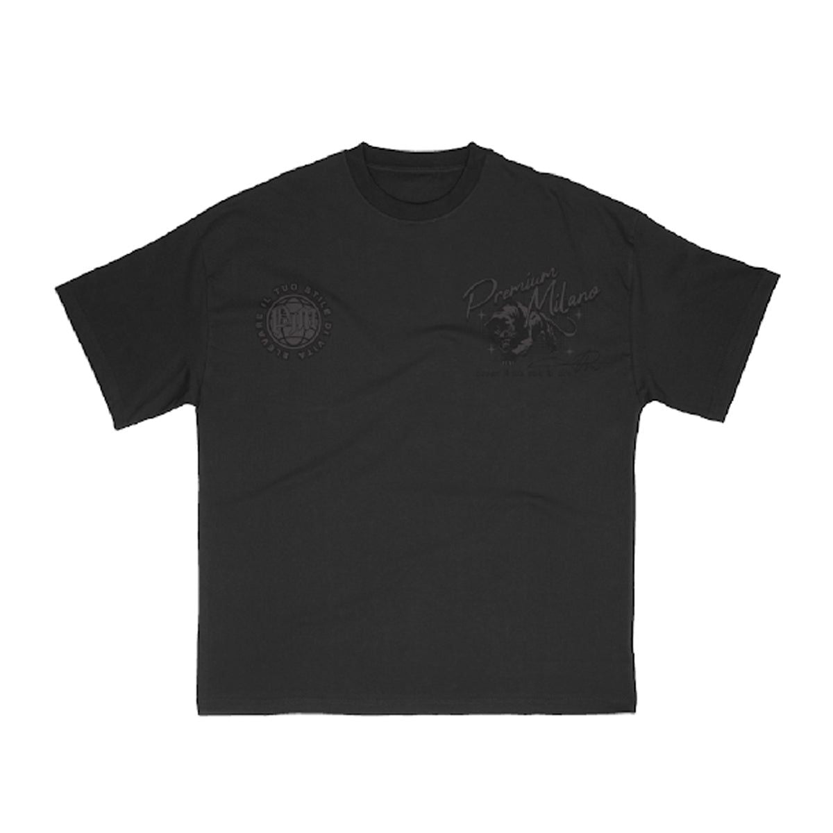 Premium Panthera Tee S25331-05-BLACK