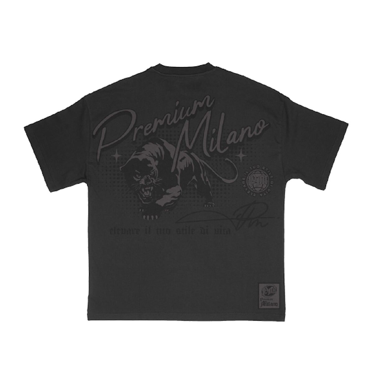 Premium Panthera Tee S25331-05-BLACK