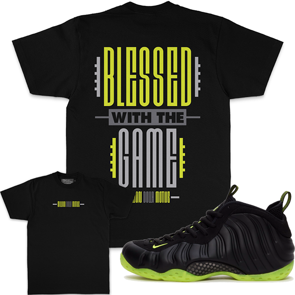 MILLION DOLLA Blessed with the Game - Black T-Shirts