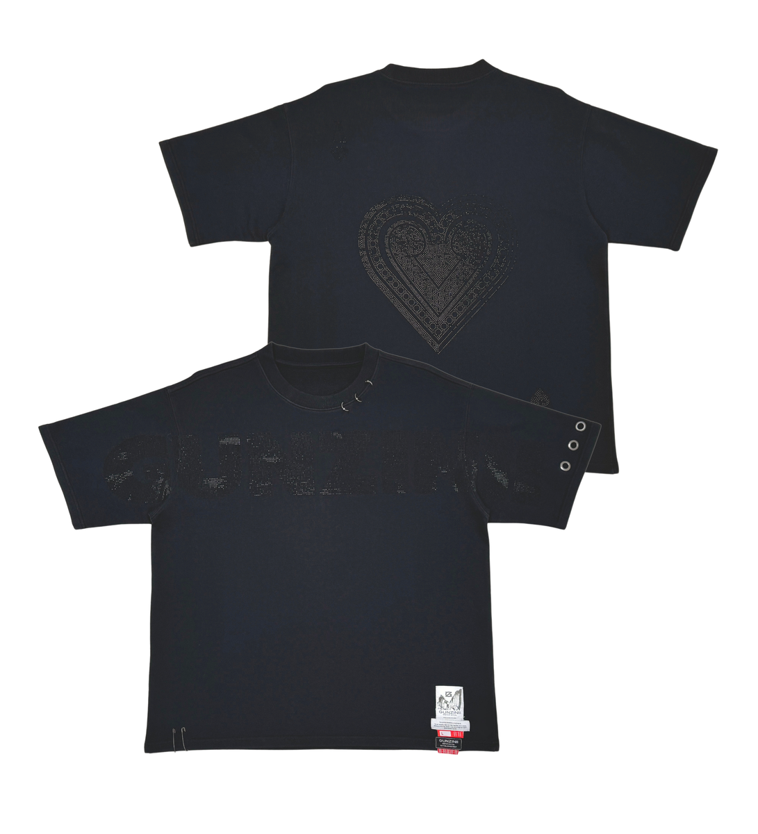 Gunzinii Gunzinii tshirt GZ616-Black