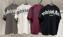 KLEIDERMAFIA RESTRICTED AREA OVZ TEE, (LAG1) BURGUNDY