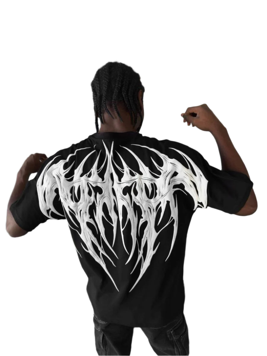 MAFIA SPINEWAVE OVZ TEE, (LG251) BLACK