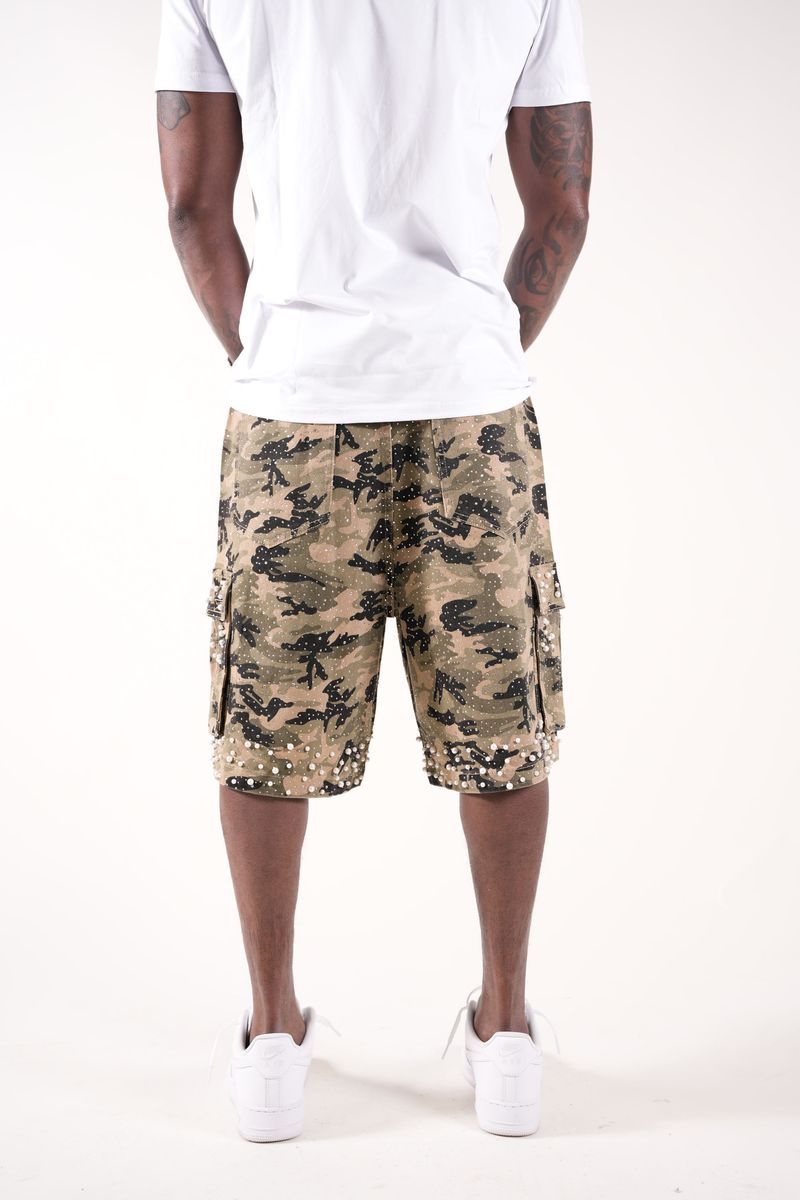 PAPER MONEY Pearl Crystal Camo SHORT Camo