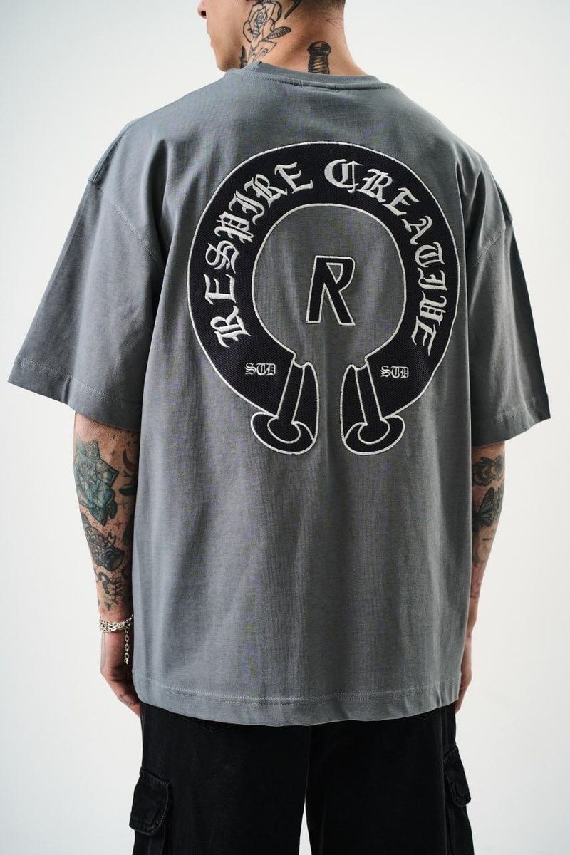 RING GANG CREATURE OVZ TEE, (RESP4) DARK GRAY