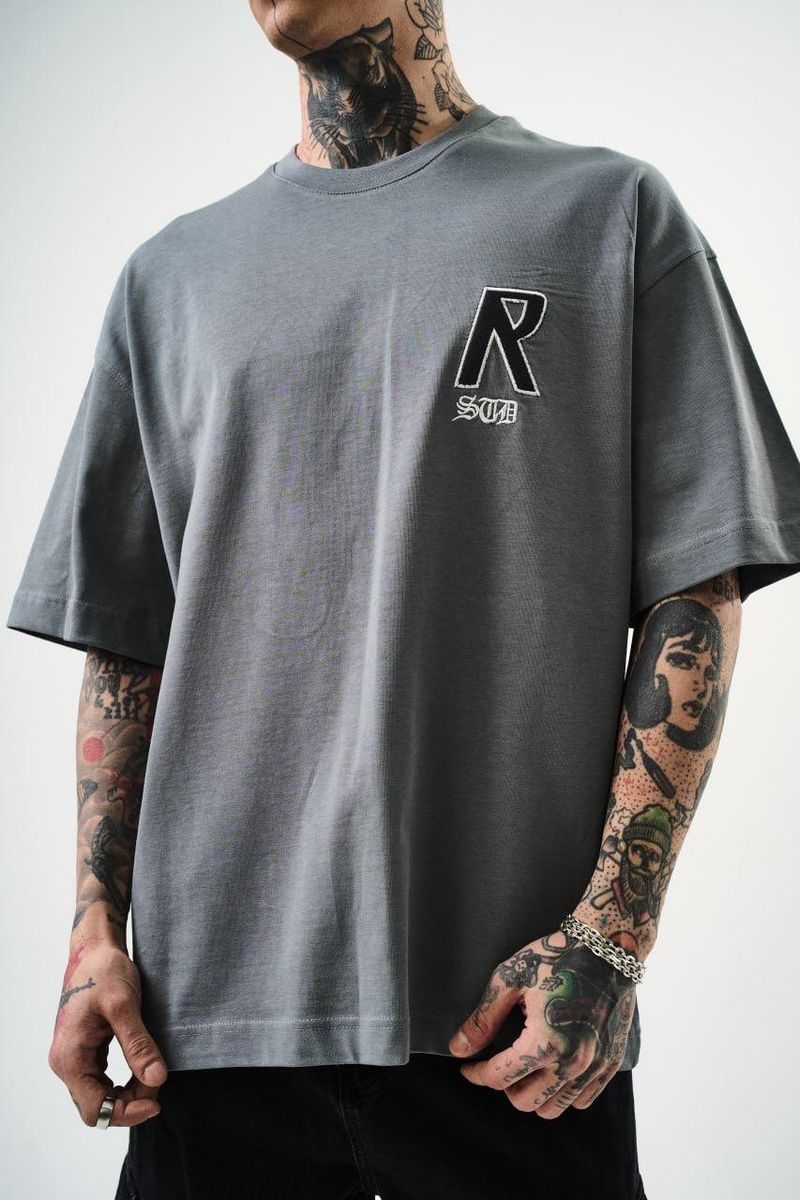 RING GANG CREATURE OVZ TEE, (RESP4) DARK GRAY