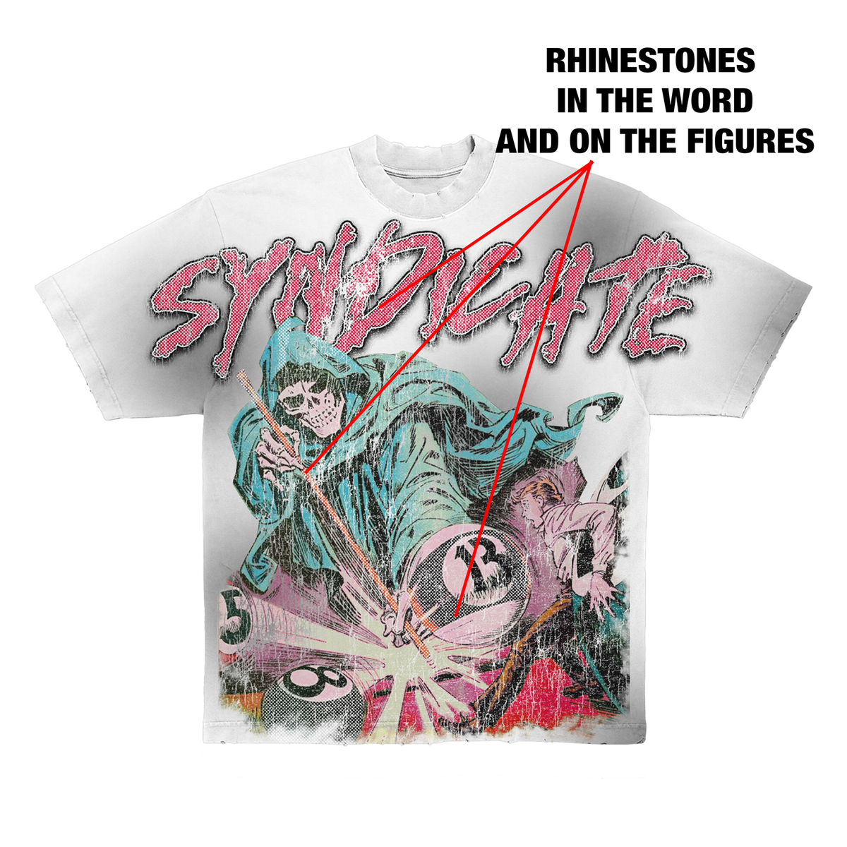 THE SYNDICATE 13" White Overspray SST - 36