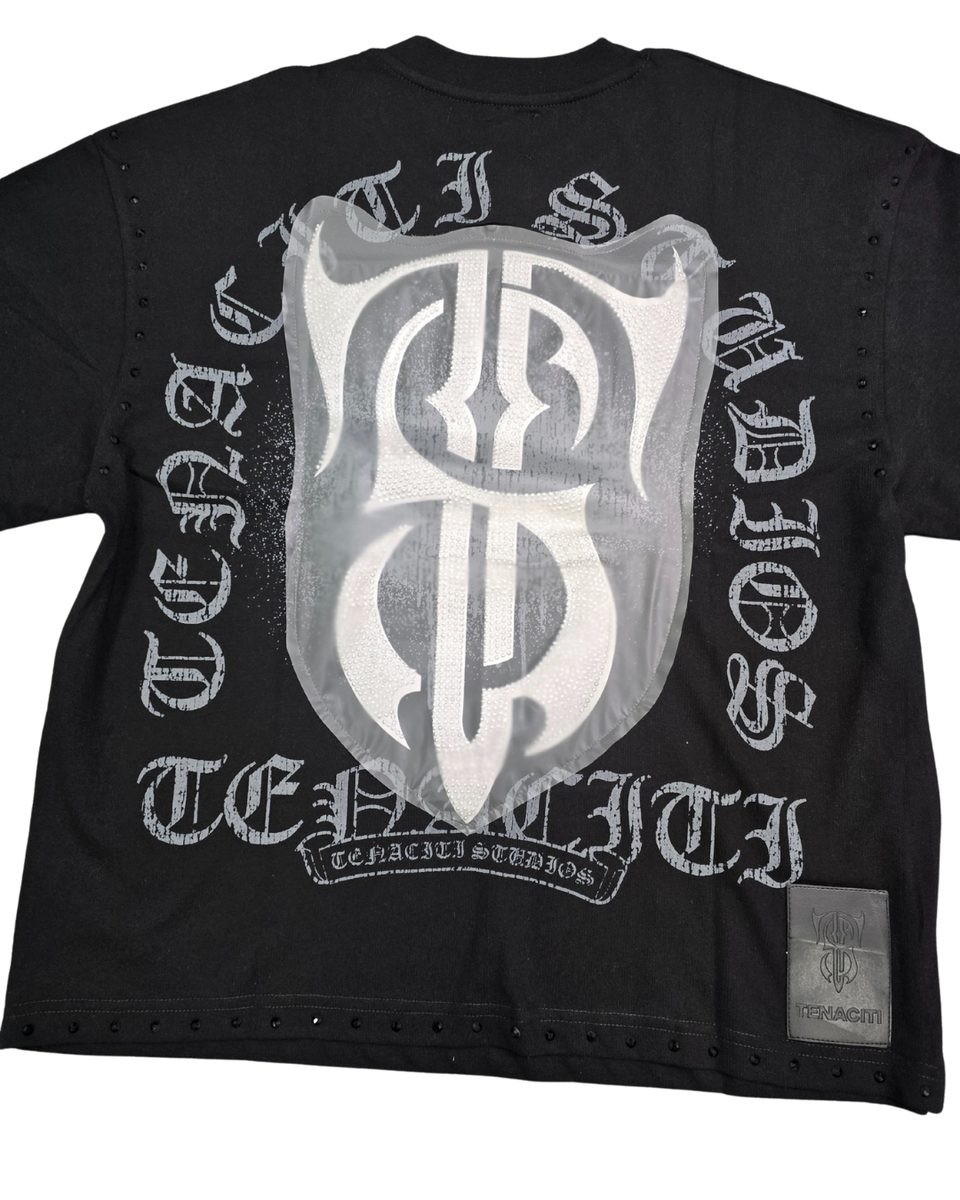 TENACITI TENACIOUS GLOW T25-1015 BLACK TEE