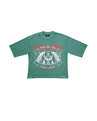 TENACITI Faith over fear T25-1009 GREEN TEE