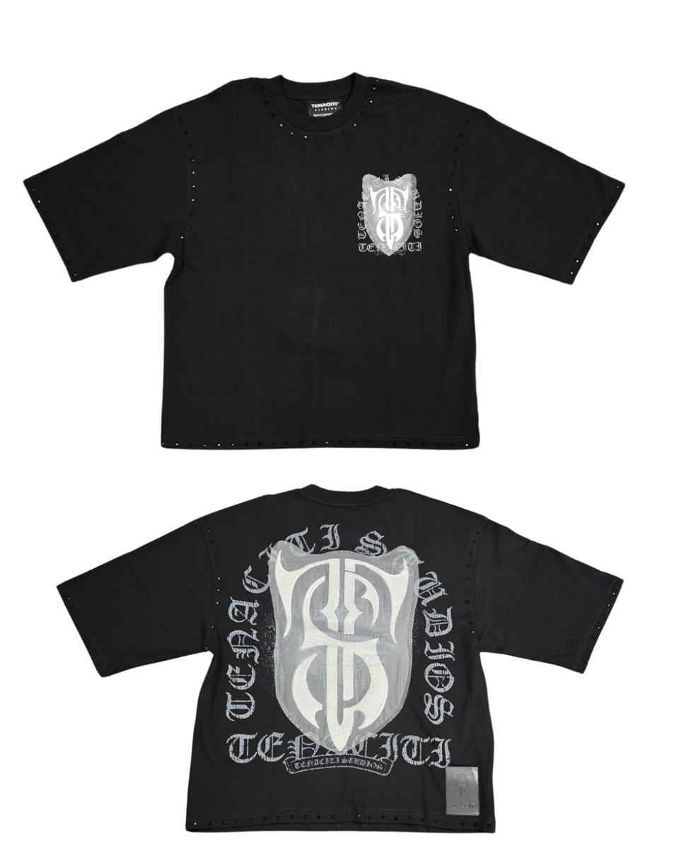 TENACITI TENACIOUS GLOW T25-1015 BLACK TEE