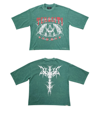 TENACITI Faith over fear T25-1009 GREEN TEE