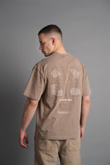 RING GANG THE TERM OVZ TEE, (YP02) BROWN