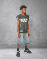 TENACITI NEVER BROKEN SLEEVELESS T25-503 VINTAGE BLACK TEE