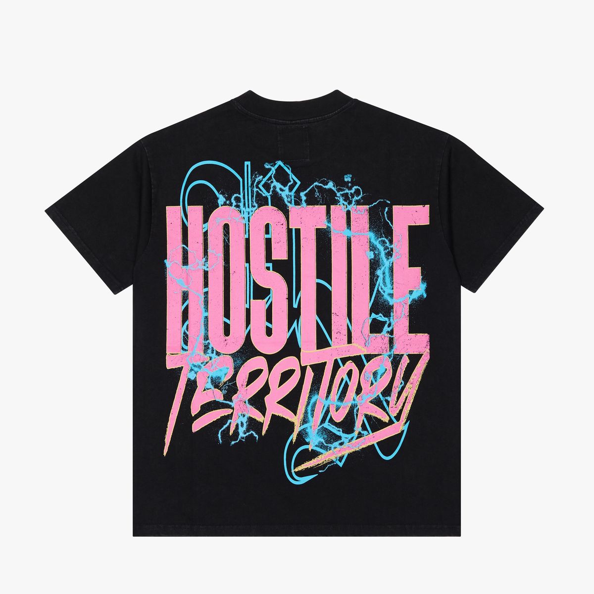 XHOSTILE Territory HX-00016 BLACK Dark Acid wash
