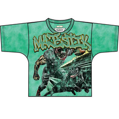 MAJESTIK MEN’S GARMENT DYED PRINT TEE FT2573 GREEN