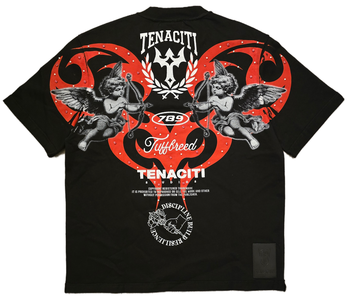 TENACITI Angel Bow Tee Black