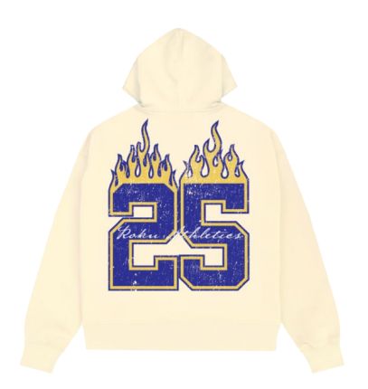 ROKU STUDIO GLORY DROP SHOULDER CLASSIC BOXY FLEECE SET CREAM RK5481788 RK4481789