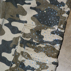 DUAA CREATIVE'' GREEN CAMO CARGO GREEN