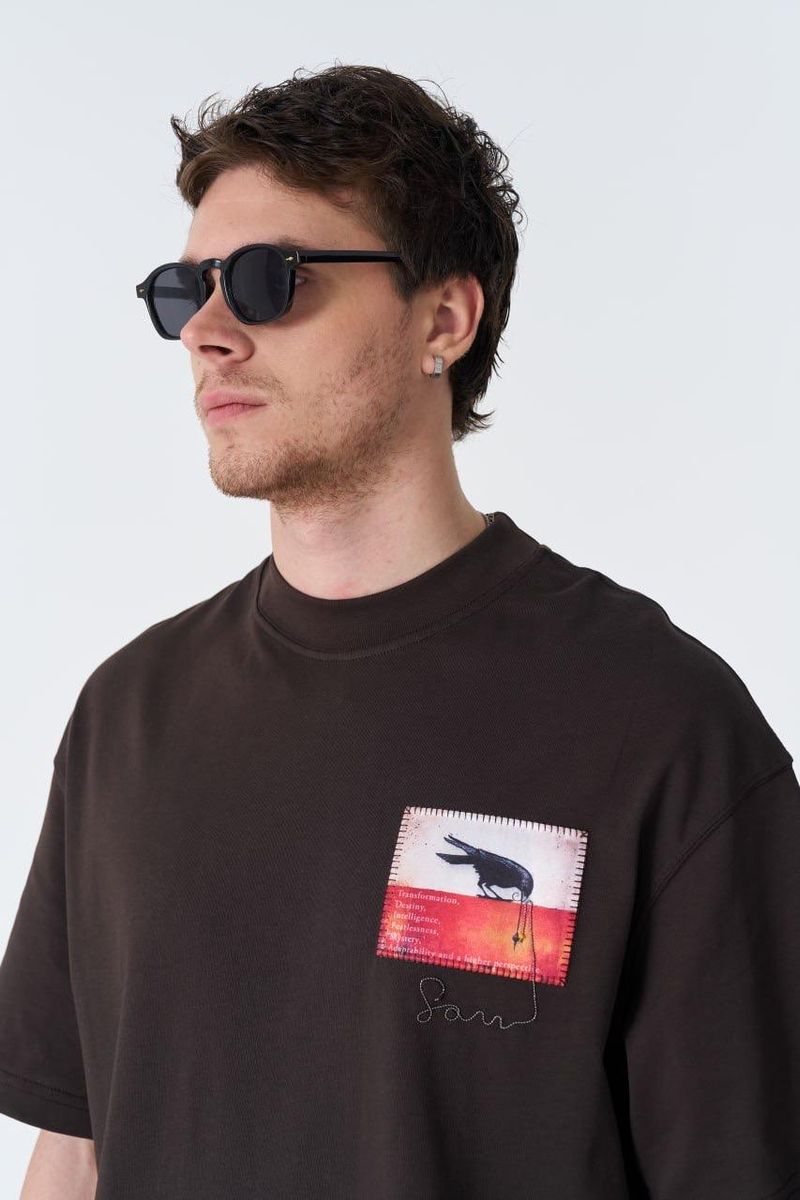 SAW URBANITY THE LAST CHANCE OVZ TEE, (SW5) BLACK