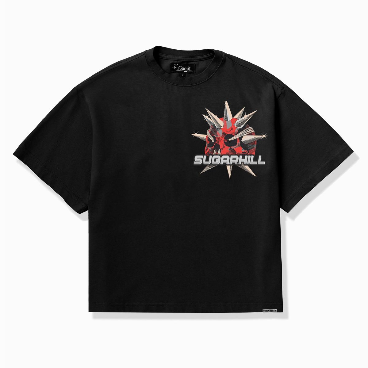 SUGAR "RED BITER" T-SHIRT (BLACK) SH25-HOL-74