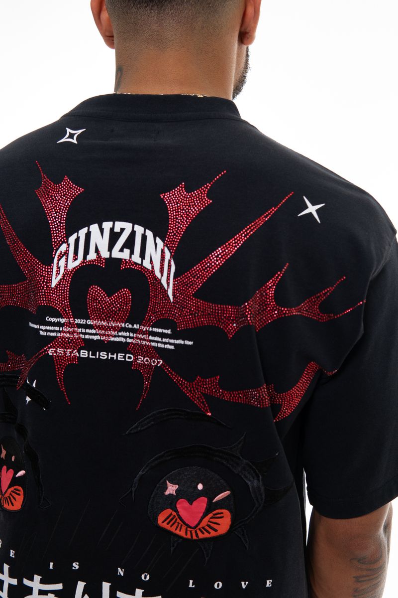 Gunzinii Gunzinii tshirt GZ643-Black