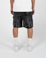 EPTM METAL FLAME JORTS EP12330 BLACK