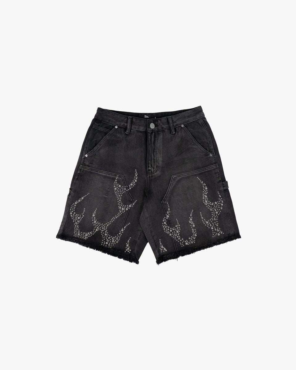 EPTM METAL FLAME JORTS EP12330 BLACK