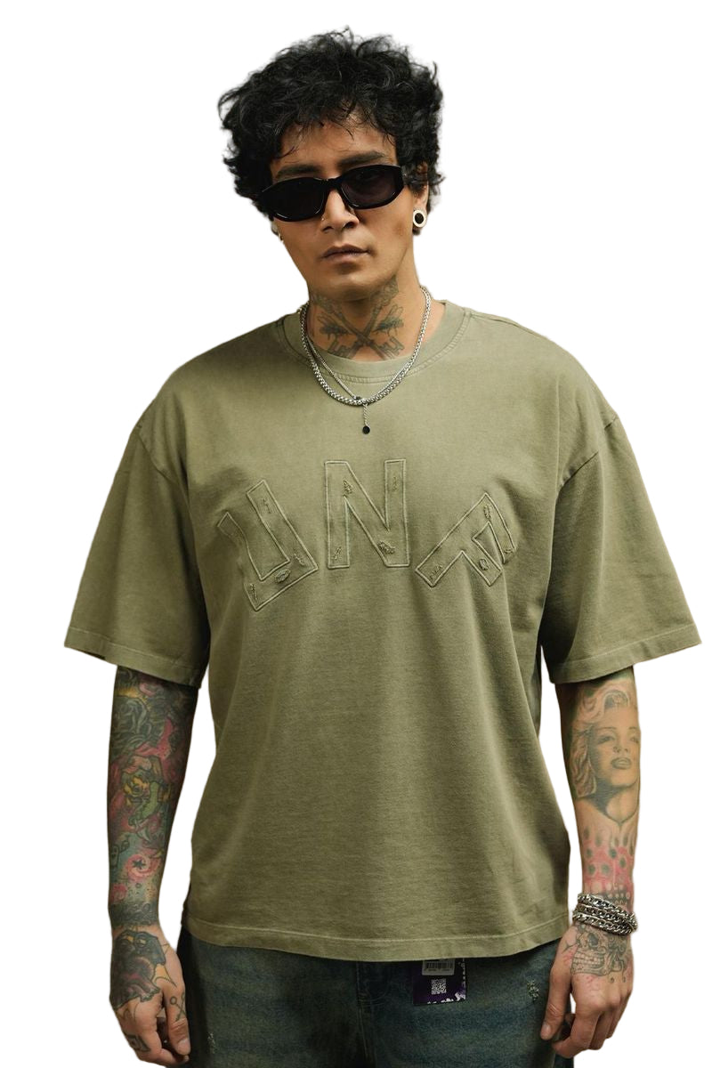 UNEFFECTED UNF OVZ TEE, (2Y07) GREEN