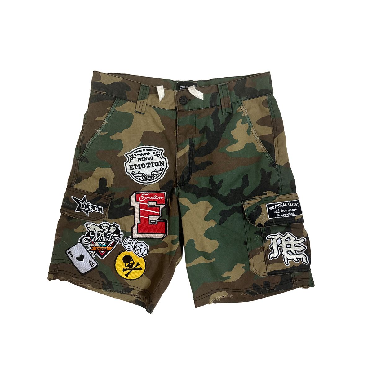 MIXED EMOTION Ace" Camo shorts