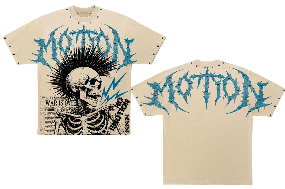MOTION STUDIOS Punk Tee WHITE