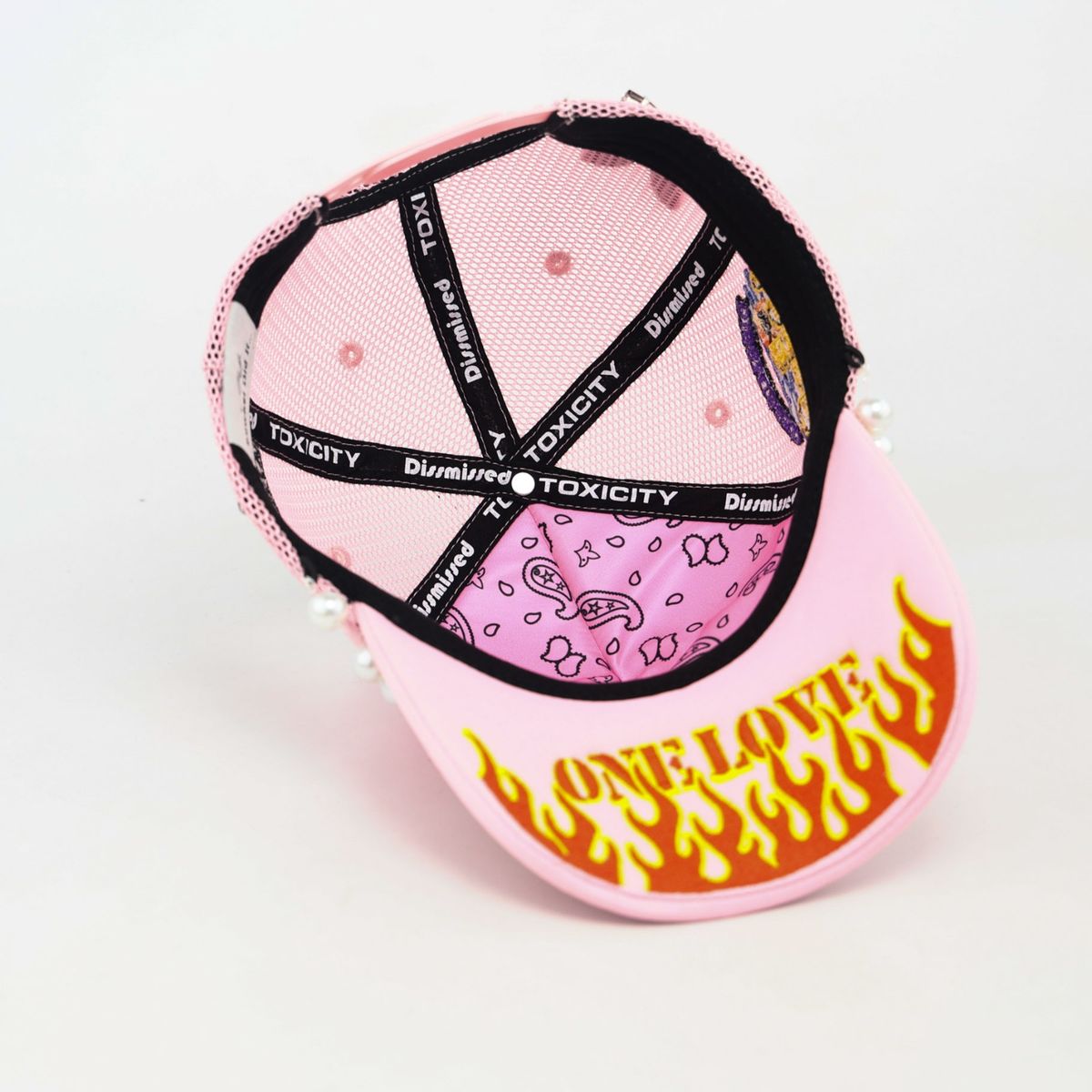 TOXICITY TROUBLE IN PARADISE TRUCKER TD001-900-TROUBLE PINK