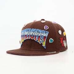 TOXICITY 333 SNAPBACK TD001-900-TOX333 BROWN Snapback Hats