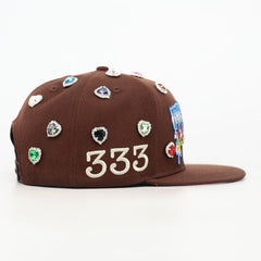 TOXICITY 333 SNAPBACK TD001-900-TOX333 BROWN Snapback Hats