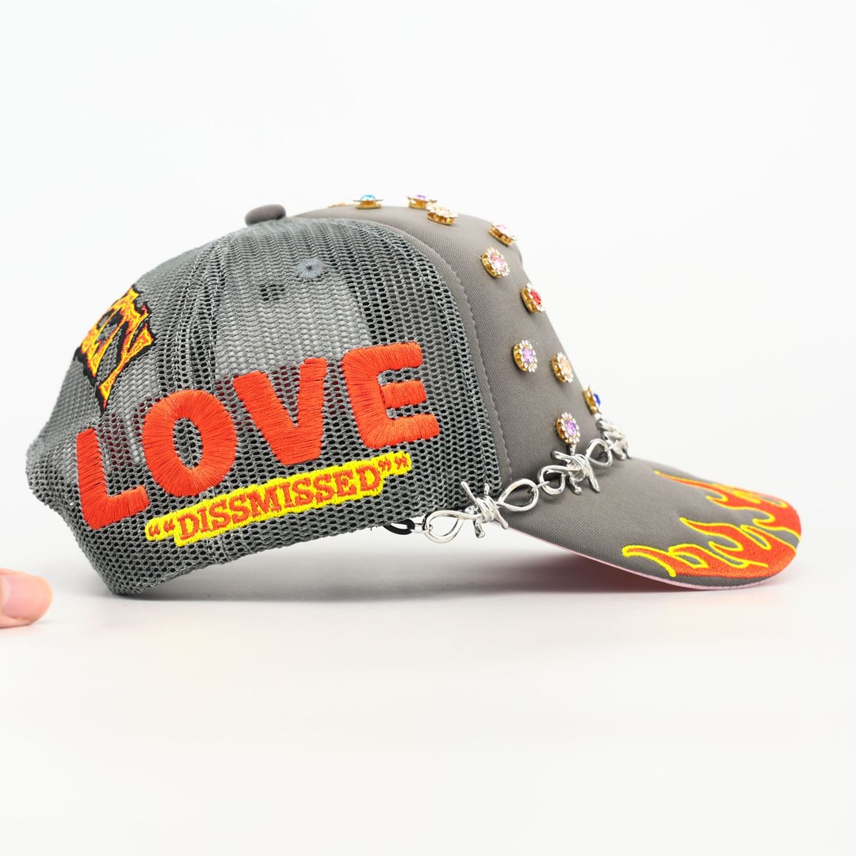 TOXICITY LOVE HARD TRUCKER TD001-900-LOVEHARD GREY
