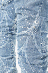 GUAPI Steel Blue Spider Denim Steel-Blue-Spider-Denim