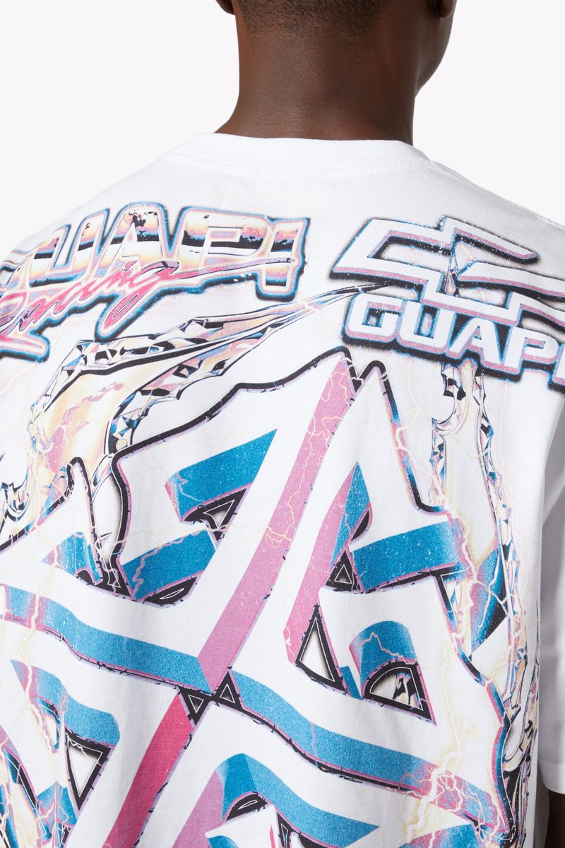GUAPI T-SHIRT White Nitro Drift Tee V1