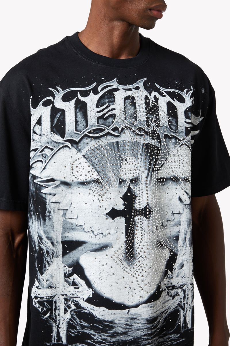 GUAPI Black Heavens Vault Tee V1 (Black-Heavens-Vault-Tee-V1)