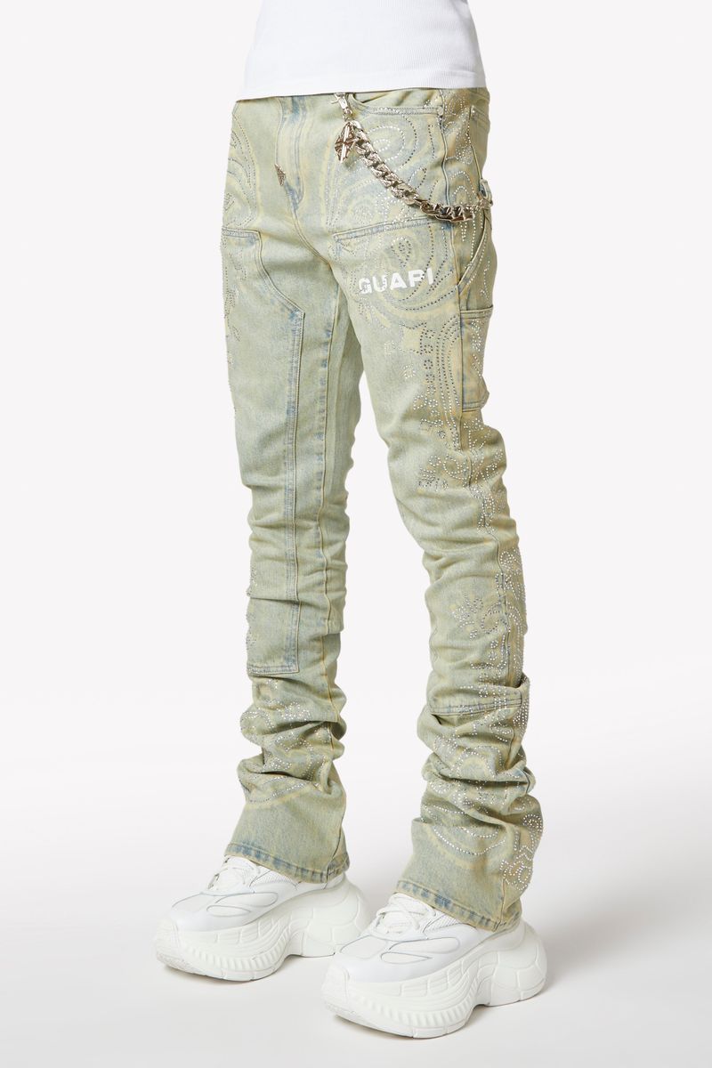 GUAPI Vintage Paisley Denim Vintage