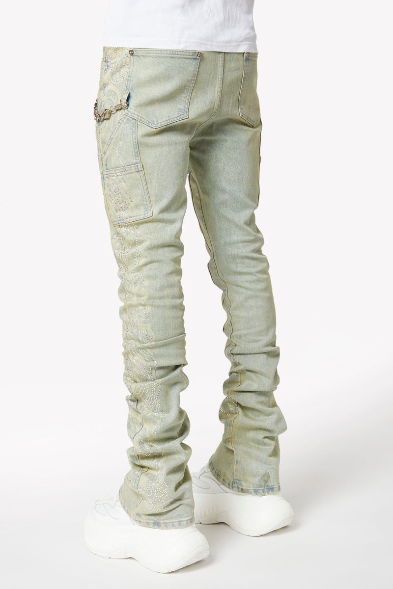 GUAPI Vintage Paisley Denim Vintage