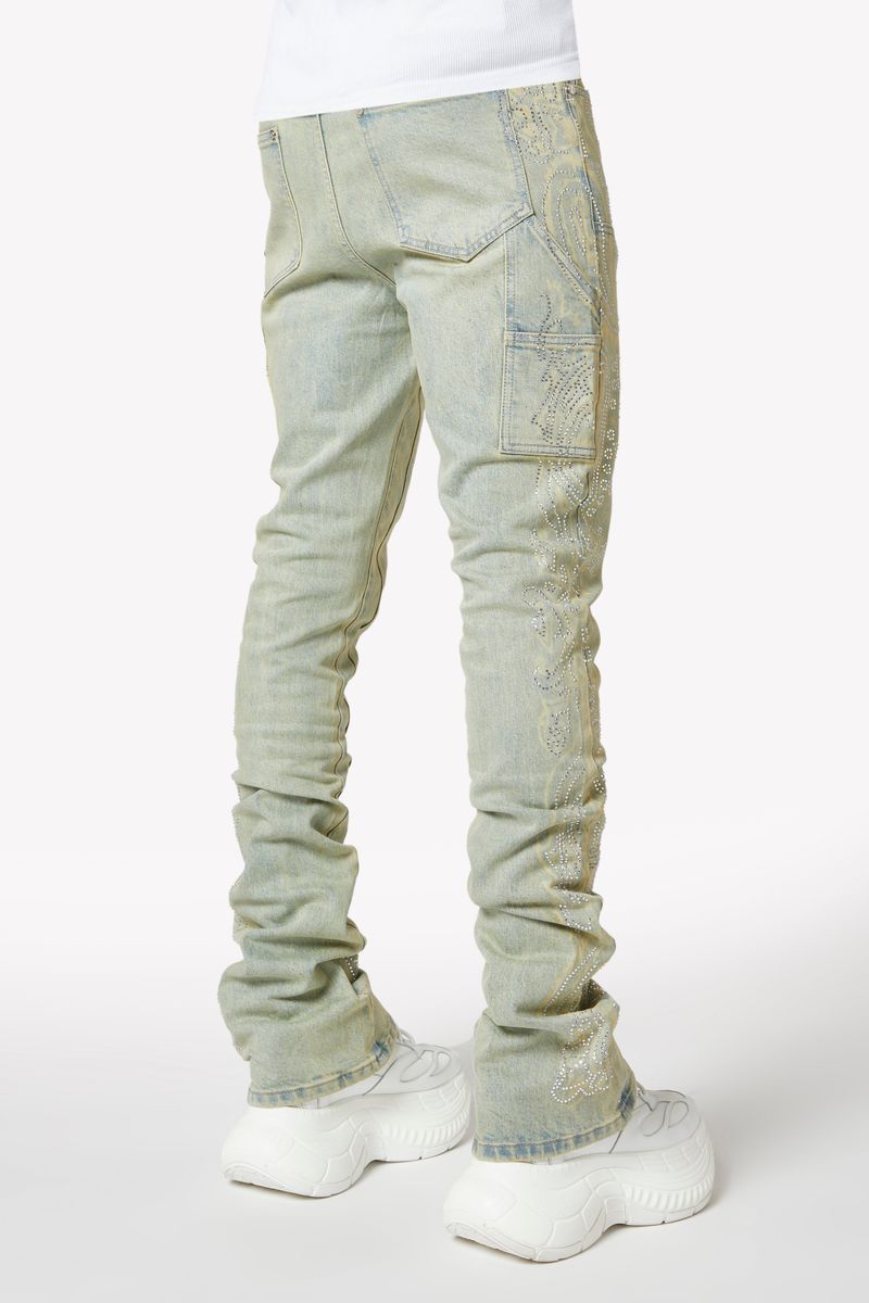 GUAPI Vintage Paisley Denim Vintage