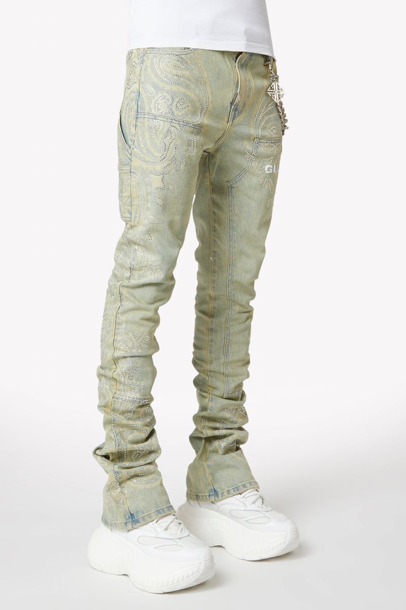 GUAPI Vintage Paisley Denim Vintage