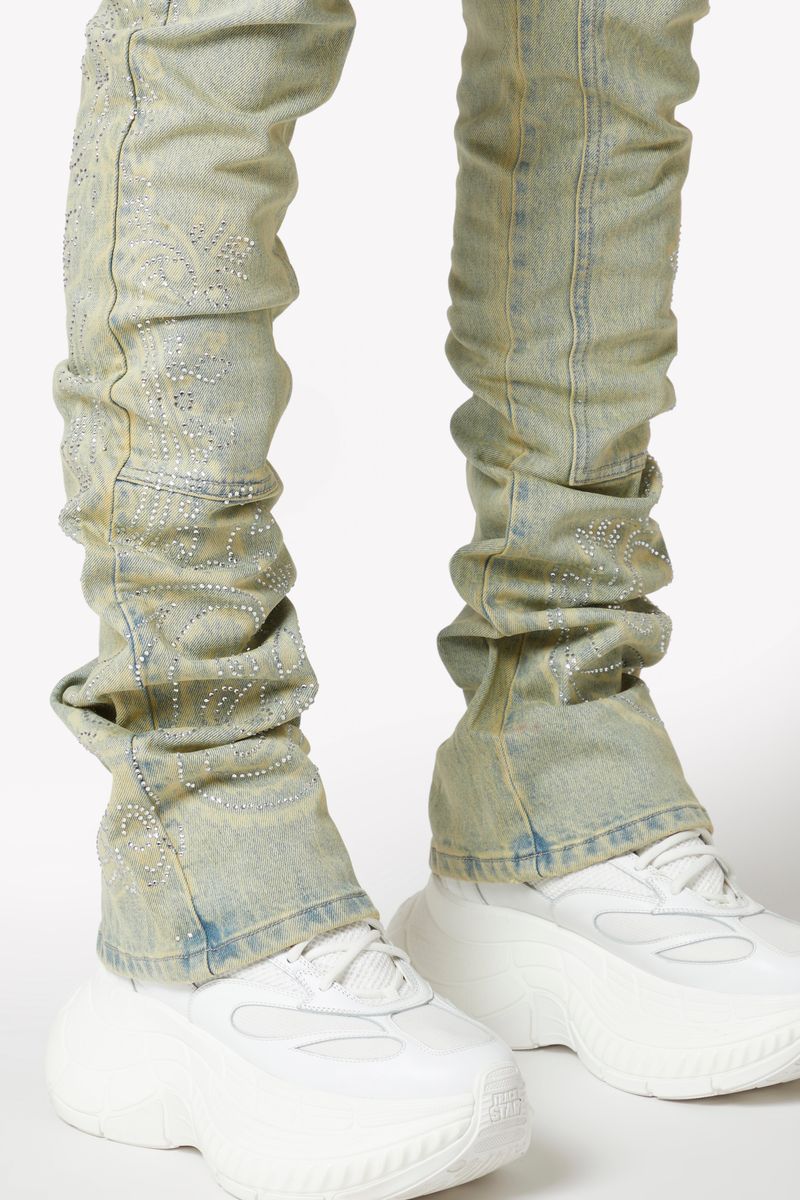 GUAPI Vintage Paisley Denim Vintage