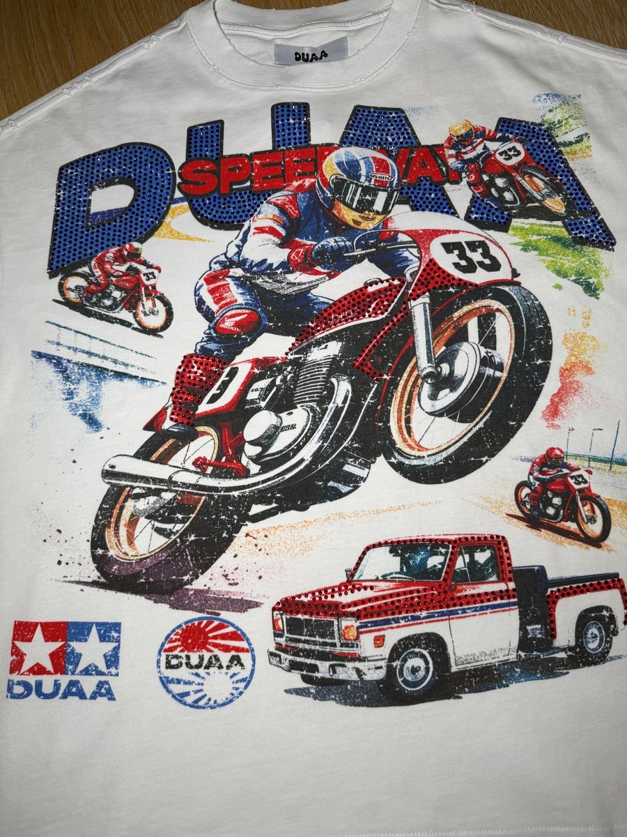 DUAA SPEED WHT TEE SHIRT WHTE