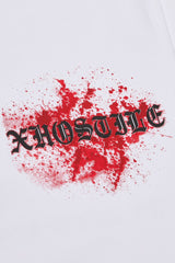 XHostile Deadly Touch XH-00025 TEE WHITE