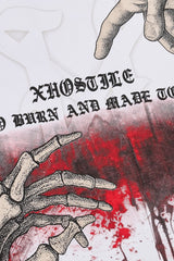 XHostile Deadly Touch XH-00025 TEE WHITE