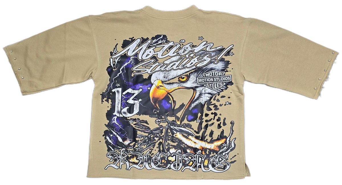 MOTION STUDIOS Motion new MOTOR TEE BEIGE